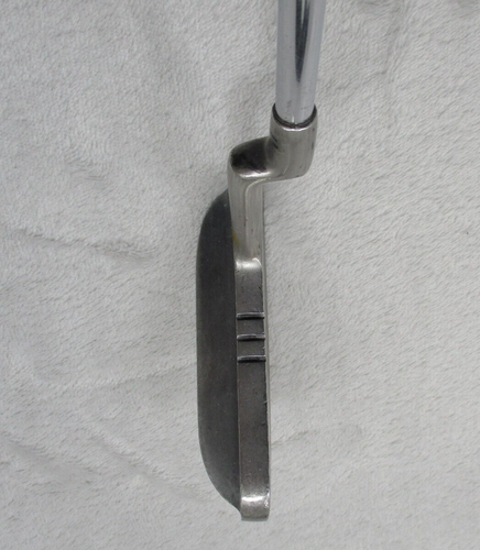 JET COMB PUTTER Right Handed 35" Steel Shaft Original Leather Grip - Picture 5 of 9