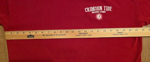 #643 New World USA Crimson Tide Camo Brand Red T-Shirt Camo Design On The Back - Picture 4 of 10