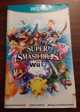 Super Smash Bros for Wii U Instruction Booklet - Manual ONLY