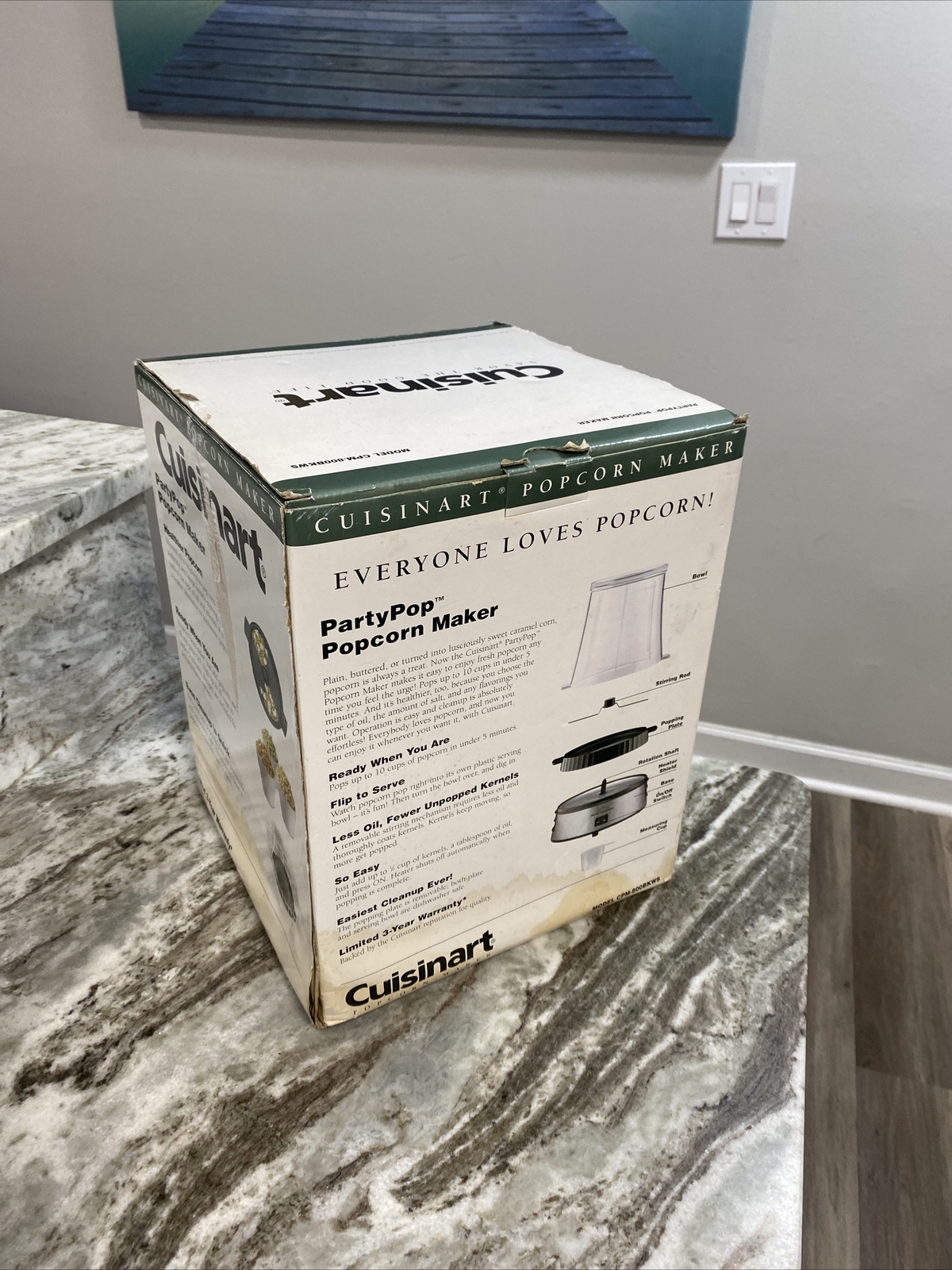 NEW! Cuisinart CPM800BKWS Popcorn Maker black/silver 86279013019 eBay