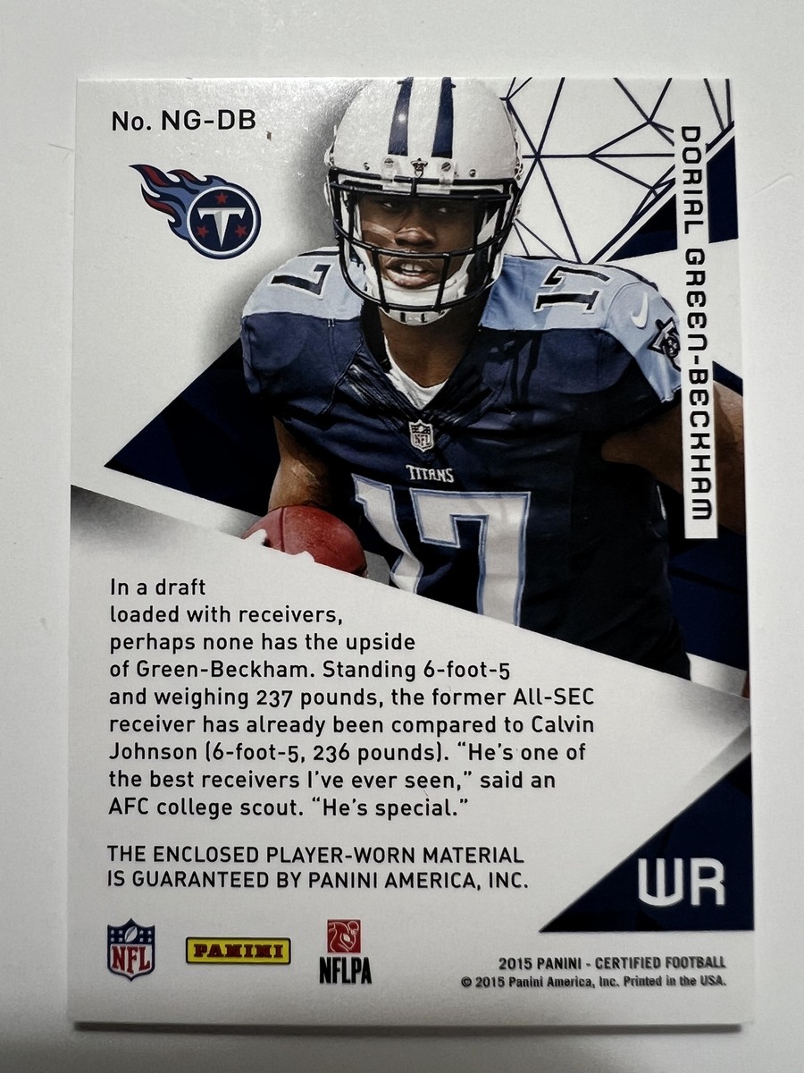 2015 Panini Certified #NG-DB Dorial Green-Beckham New Generation