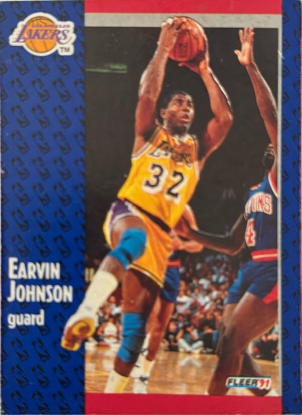 1991 Fleer 100 Magic Johnson