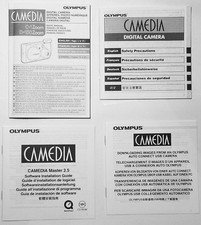 OEM Olympus Camedia C-1 D-150 Zoom Camera Instruction Manual Complete Set New 