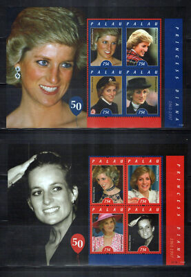 Palau 1051-1052 MNH Princess Diana ZAYIX 0624M0136 | eBay