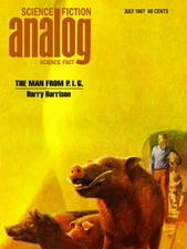 Analog Science Fiction-Science Fact Vol 79, No. 5, July 1967 Canvas Poster 18x24