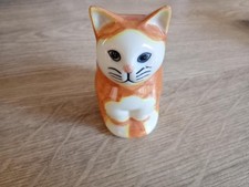 Quail Pottery Cat Figurine - Dave - 7.5 Cms - Vgc