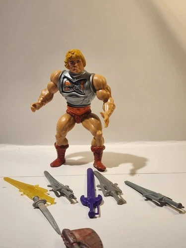 Vintage matte Head He-Man 1981 Action Figure
