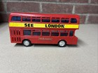 Vintage London Transport Red Plastic Double Decker Bus Hong Kong  — photo 1