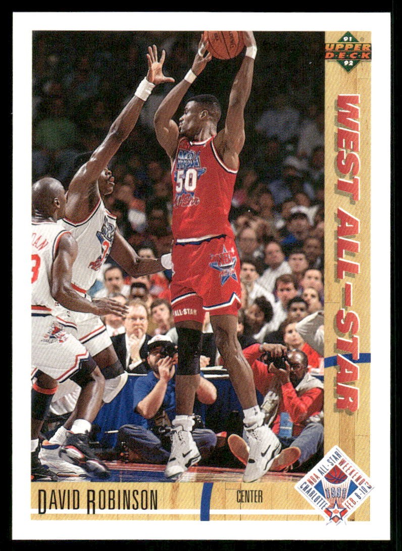 1991-92 Upper Deck #58b David Robinson