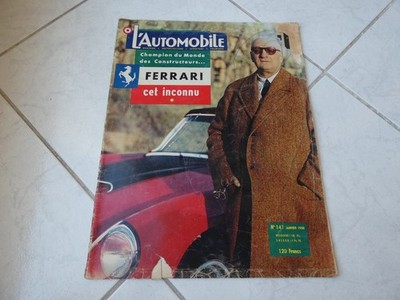 Magazin L'Automobile 141 1958 Enzo Ferrari Isetta Ecrin Ratier 500 600