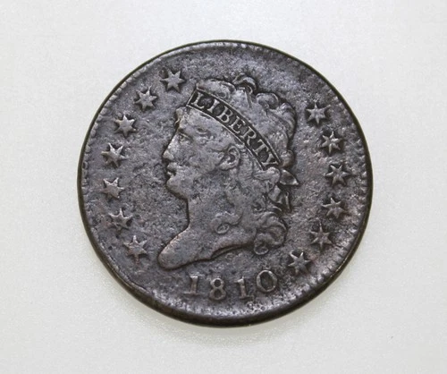 Photo of a 1810-P Large Cent from an eBay listing that sold on Jul 15, 2026