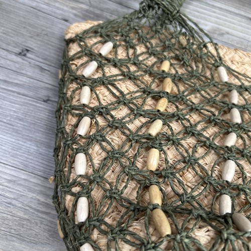 J. Crew Sedona Korbtasche aus Raffia-Netz in Stroh - Bild 9 von 17