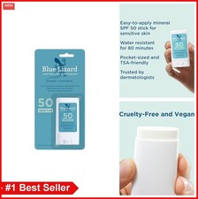 Mineral Sunscreen Stick SPF 50 Zinc Oxide Water Resistant Broad Spectrum