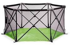 Summer Infant Pop  n Play Portable Playard, Green - Lightweight Play Pen