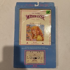 Talking Mother Goose Book/Tape Fairy Tales Princess  Pea Worlds Of Wonder NOS