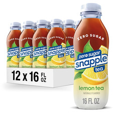 Zero Sugar Lemon Iced Tea, 16 Fl Oz, Pack of 12