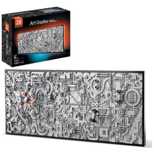 Creative 3D Wall Art Craft Kit: Star Wars Micro Brick Building Set for Ages 8+