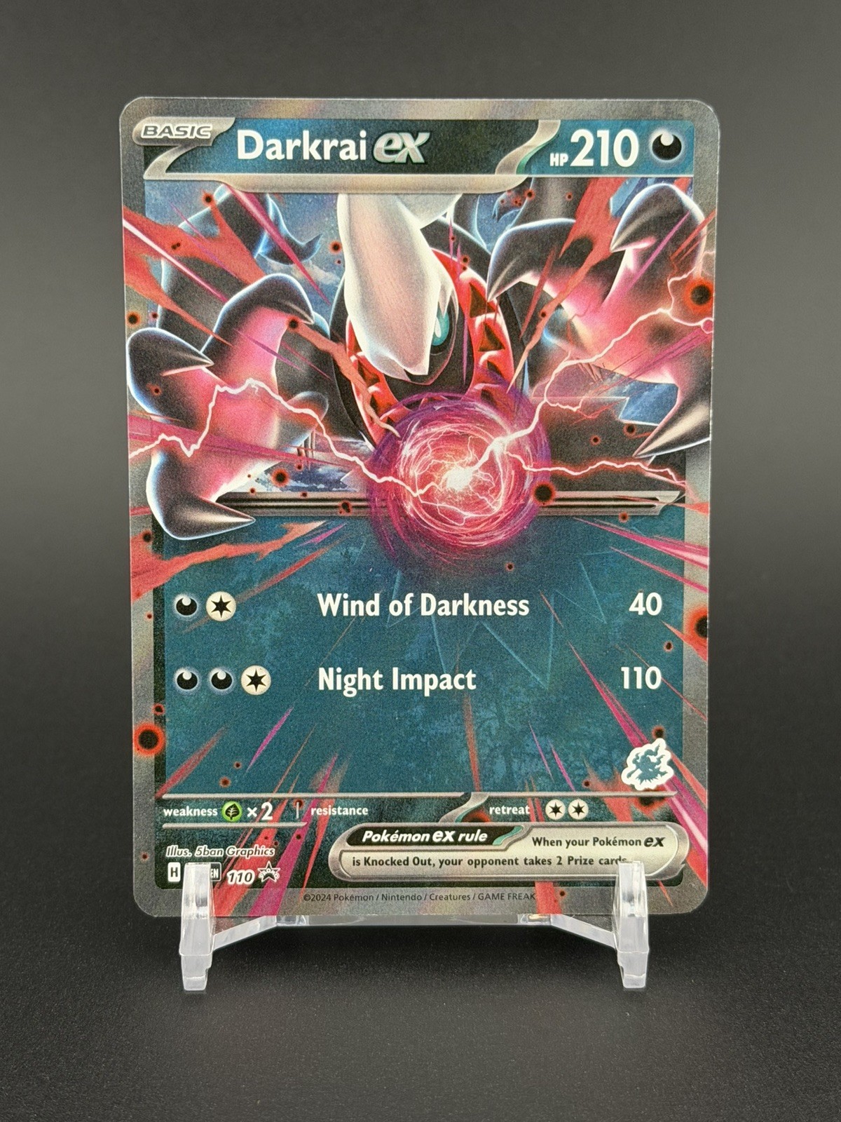 Darkrai EX 110 - S&V: Battle Academy 2024 Black Star Promo - Pokémon TCG (NM)