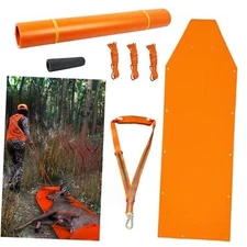 1.2MM Thickened Deer Drag Sled Tear-Resistant Deer Dragging Sled Game Orange