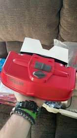 Nintendo Virtual Boy VUE-001 Console with Controller NTSC-U/C With Mario Tennis
