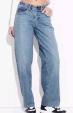 Wild Fable Women's Mid-Rise 90's Relaxed Straight Jeans Medium Wash Size 0