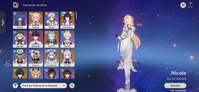 GENSHIN IMPACT ACCT  10+ limited 5 stars
