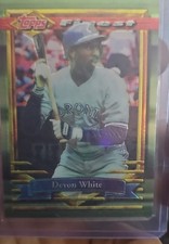 1994 Topps Finest preproduction Devon White #125 Refractor