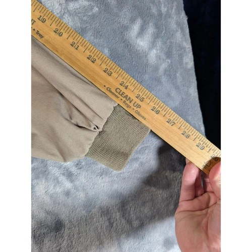 Vintage Oversized Harrington Bomber Jacket Tan Khaki Harbor Bay 5X Big and Tall image 5
