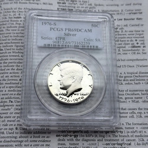 PCGS 1976-S PR69DCAM Silver Kennedy Proof 🇺🇸