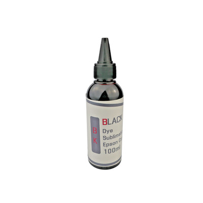 Black 100ml bottle Dye Sublimation Ink for Epson WF-3620 WF-3640 Printer