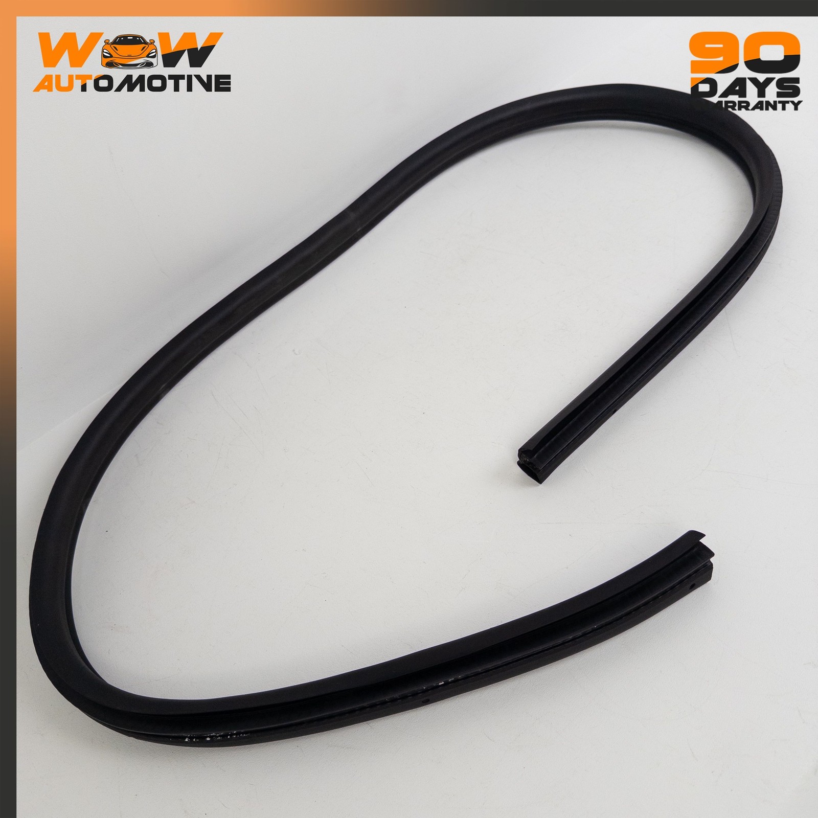 08-19 MASERATI GRANTURISMO S LEFT DRIVER SIDE DOOR UPPER GASKET BLACK OEM