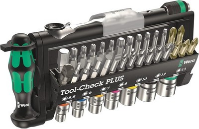 Wera 05056490001 Bit-Sortiment, Tool-Check PLUS, metrisch, 39-teilig, Werkzeug
