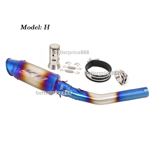 Middle Exhaust Pipe Link Muffler With DB Killer For Yamaha Tenere 700 2019~2025 - Picture 9 of 12