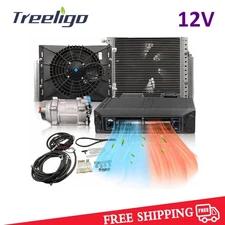 12V DC Dual Cool & Heat Underdash Electric Air Conditioner Universal Car A/C Kit