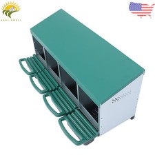 Metal Chicken Egg Laying Nesting Box With Perch 4 Hole Chicken Nesting Boxes