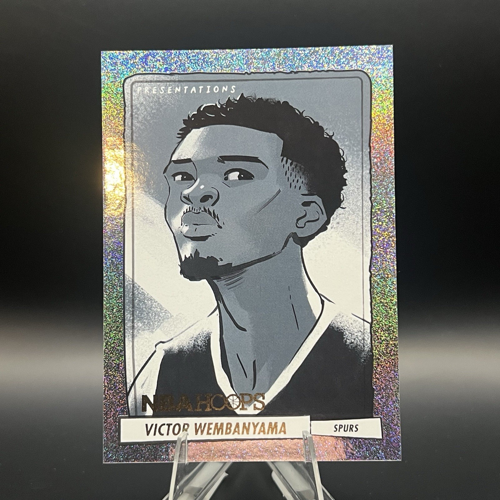 Victor Wembanyama Panini 2023-24 NBA Hoops Presentations #20 San Antonio Spurs
