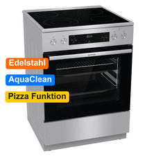 Gorenje GECS6C70XPA Elektro-Standherd 60 cm AirFry Teleskopauzug Edelstahl