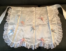 Vintage Polish Folk - Dollar Dance Fertility Apron Satin Lace Very Old Tradition