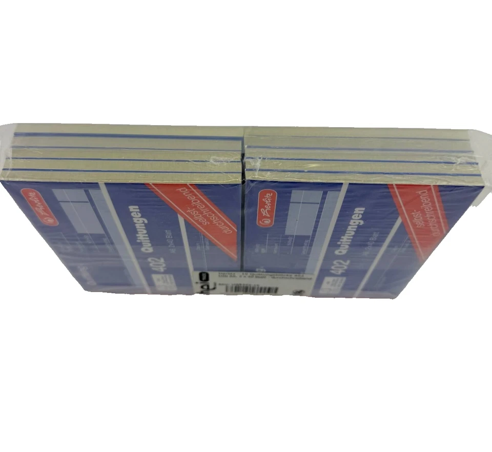 Herlitz Quittungsblock 402 A6 2x40 Blatt 10er Pack selbstdurchschreibend - Bild 3 von 4