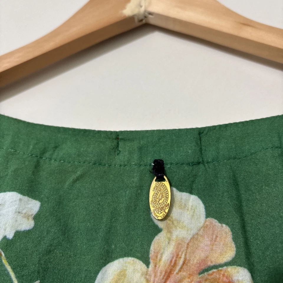 Ruby Yaya Floral Kaftan Dress Women’s Sz S Embellished Boho Beach To Bar Hippie - image 3 of 4