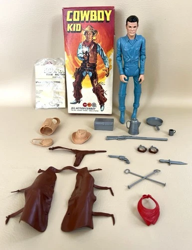 Marx Johnny West U k Cowboy Kid Complete Set ( Near Mint)