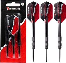 RUTHLESS Mini Dart Set | Miniature Lightweight Steel Tip Darts 5g 