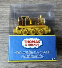 Thomas & Friends Railway Train 70 Years Of Friendship Limited Gold Engine