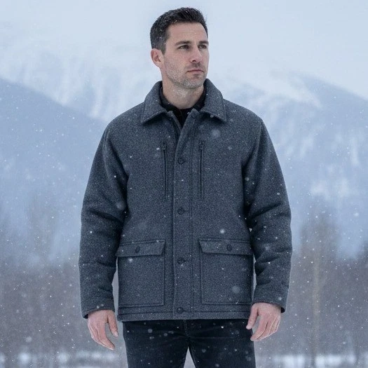 Cabelas Field Jacket Mens Large Gray Wool Blend Insulated Thick Outdoor Gear
Opens in a new window o