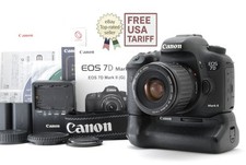 [N MINT] Canon EOS 7D Mark II Digital SLR Camera w/BG-E16 Grip 35-80 Lens JAPAN