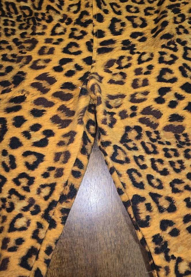 Leggings LuLaRoe Talla Única Estampado Guepardo Tostado Y Negro Foto 2 de 4