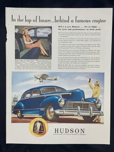 Magazine Ad* - 1946 - Hudson Commodore Sedan - (#2)
