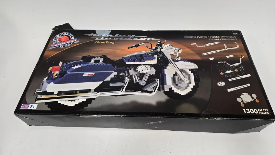 Mega Bloks Pro Builder Collector Series Harley Davidson Road King 9770 COMPLETE - Image 2 of 4