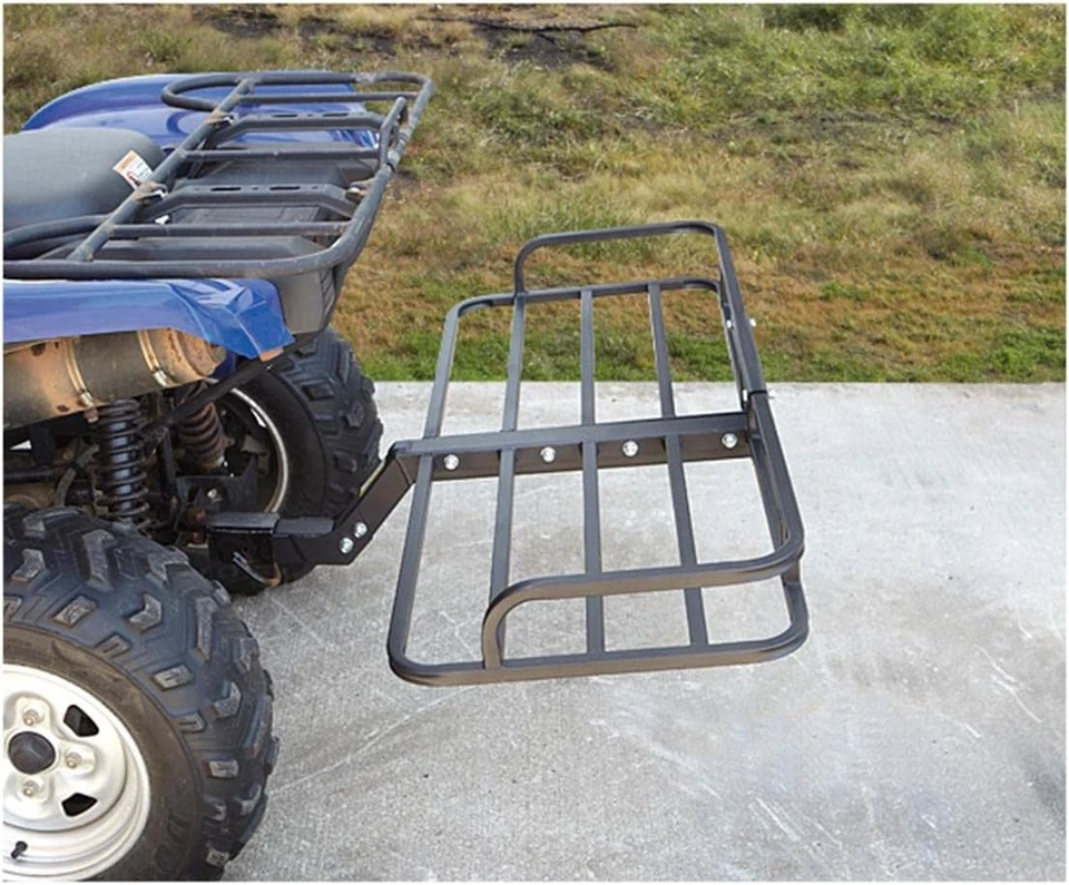 Montaje en rack portador de carga enganche para ATV, capacidad de 300 lb, acero de alta resistencia Foto 2 de 4