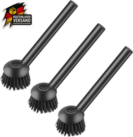 SpüLbüRste Edelstahlgriff Haushalt KüChenreinigung 3Er Pack